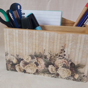 Vir�gos asztali írószertartó - otthon & életmód - tárolás & rendszerezés - íróasztali tároló - Meska.hu