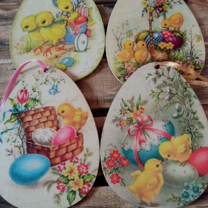 Csibés húsvéti toj�sok - Meska.hu