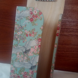 Darumadaras türkiz papírzsebkendőtartó, Otthon & Életmód, Tárolás & Rendszerezés, Zsebkendőtartó, Decoupage, transzfer és szalvétatechnika, MESKA