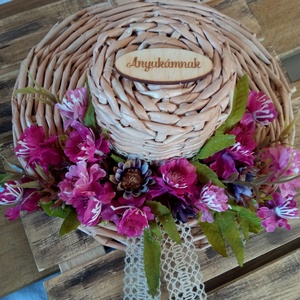 Any�knapi fonott kalap ajtódísz - Meska.hu