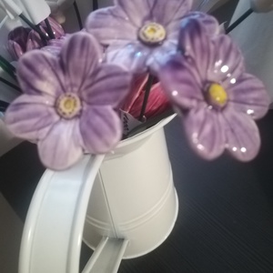 Kerámia kicsi virág - otthon & életmód - dekoráció - virágdísz és tartó - csokor & virágdísz - Meska.hu