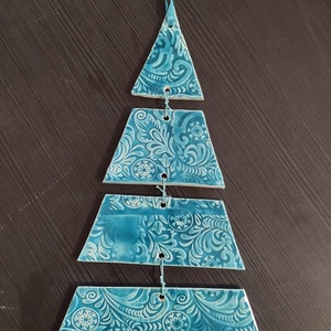 Karácsonyfa ajtó dísz - karácsony - karácsonyi lakásdekoráció - karácsonyi ajtódíszek - Meska.hu