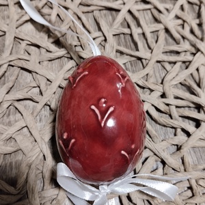 Kerámia hímes tojás  - otthon & életmód - dekoráció - asztal és polc dekoráció - asztaldísz - Meska.hu