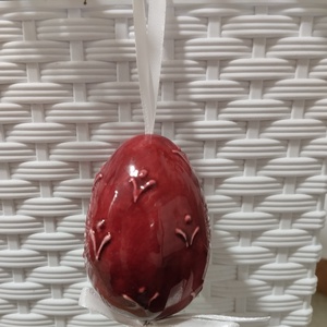 Kerámia hímes tojás  - otthon & életmód - dekoráció - asztal és polc dekoráció - asztaldísz - Meska.hu