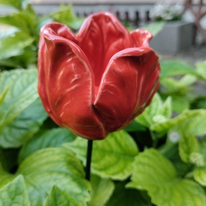 Kerámia virág, tulipán - Meska.hu