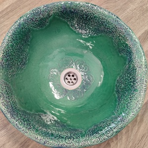 Kerámia mosdókagyló - otthon & életmód - fürdőszoba - mosdótál - Meska.hu