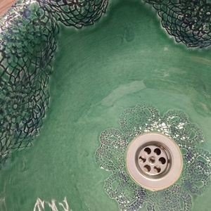 Kerámia mosdókagyló - otthon & életmód - fürdőszoba - mosdótál - Meska.hu