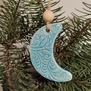 Kerámia fenyődísz  - Meska.hu