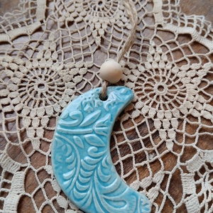 Kerámia fenyődísz  - karácsony - karácsonyi lakásdekoráció - karácsonyfadíszek - Meska.hu