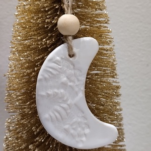 Kerámia fenyődísz , Karácsony, Karácsonyi lakásdekoráció, Karácsonyfadíszek, , MESKA