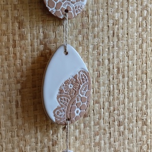 Húsvéti dísz, csipkemintás hármas  - ünnepi díszek, dekorációk - húsvéti díszek és dekorációk - húsvéti tojásfadíszek - Meska.hu