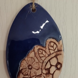 Húsvéti dísz, csipkemintás  - ünnepi díszek, dekorációk - húsvéti díszek és dekorációk - húsvéti tojásfadíszek - Meska.hu