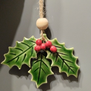 Kerámia fenyődísz  - karácsony - karácsonyi lakásdekoráció - karácsonyfadíszek - Meska.hu