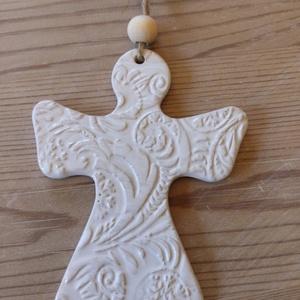 Kerámia fenyődísz  - Meska.hu