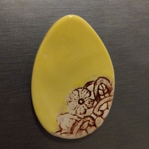 Húsvéti tojás hűtőmágnes, Otthon & Életmód, Konyhafelszerelés, tálalás, Konyhai dekoráció, Hűtőmágnes, Kerámia, MESKA