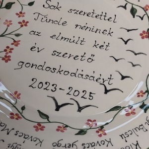 Kerámia dísztányér - otthon & életmód - dekoráció - fali és függő dekoráció - falra akasztható dekor - Meska.hu