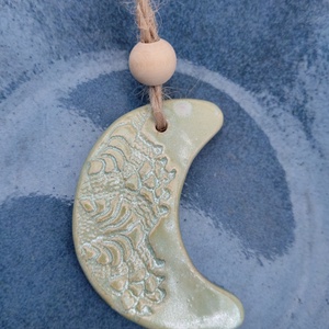 Kerámia fenyődísz  - karácsony - karácsonyi lakásdekoráció - karácsonyfadíszek - Meska.hu