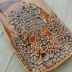 Kerámia kínáló tál - otthon & életmód - konyhafelszerelés, tálalás - tálalás - kínálótál - Meska.hu