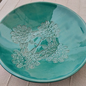 Kerámia kínáló tál - otthon & életmód - konyhafelszerelés, tálalás - tálalás - kínálótál - Meska.hu