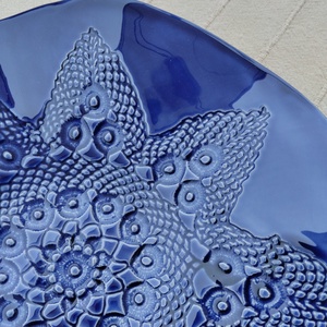 Kerámia kínáló tál - otthon & életmód - konyhafelszerelés, tálalás - tálalás - kínálótál - Meska.hu