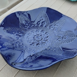 Kerámia kínáló tál - otthon & életmód - konyhafelszerelés, tálalás - tálalás - kínálótál - Meska.hu