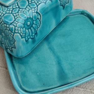 Vajtartó  - otthon & életmód - konyhafelszerelés, tálalás - konyhai tárolás - méz & vajtartó - Meska.hu