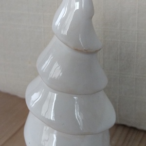 Kerámia fenyőfa dísz, Karácsony, Karácsonyi lakásdekoráció, Karácsonyi lakásdíszek, Kerámia, MESKA