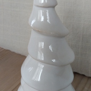 Kerámia fenyőfa dísz - karácsony - karácsonyi lakásdekoráció - karácsonyi lakásdíszek - Meska.hu