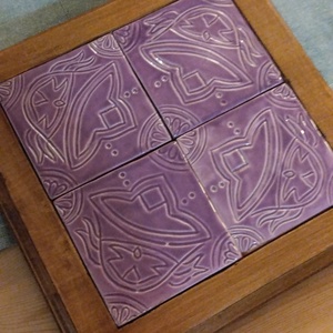 Edényalátét kerámia betétes - otthon & életmód - konyhafelszerelés, tálalás - sütés, főzés - edényalátét - Meska.hu