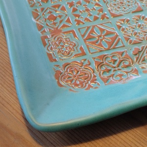 Szögletes kínáló tál  - otthon & életmód - konyhafelszerelés, tálalás - tálalás - kínálótál - Meska.hu