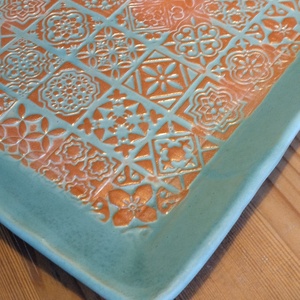 Szögletes kínáló tál  - otthon & életmód - konyhafelszerelés, tálalás - tálalás - kínálótál - Meska.hu