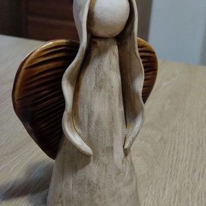 Kerámia angyal kicsi - otthon & életmód - dekoráció - dísztárgy - Meska.hu