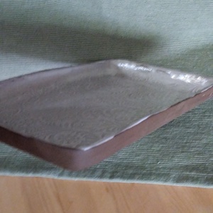 Kerámia kínáló tál szögletes  - otthon & életmód - konyhafelszerelés, tálalás - tálalás - kínálótál - Meska.hu