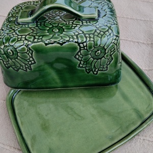 Vajtartó  - otthon & életmód - konyhafelszerelés, tálalás - konyhai tárolás - méz & vajtartó - Meska.hu