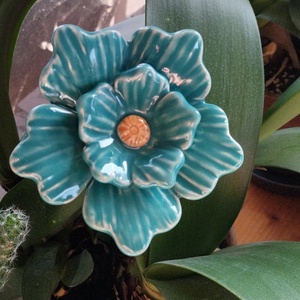 Kerámia virág, Otthon & Életmód, Virágdekoráció, Virágok, Szálas virág, Kerámia, MESKA