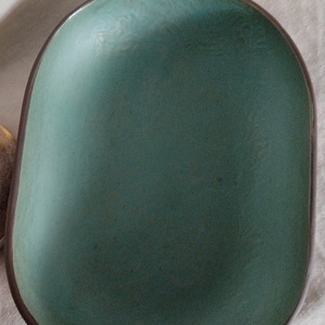 Kerámia kínáló tál ovális - otthon & életmód - konyhafelszerelés, tálalás - tálalás - kínálótál - Meska.hu