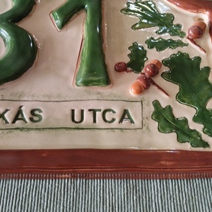 Házszám 3D tölgyes - otthon & életmód - ház & kert - házszám - Meska.hu