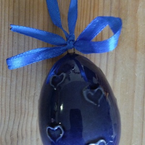 Kerámia hímes tojás , Otthon & Életmód, Dekoráció, Asztal és polc dekoráció, Asztaldísz, , MESKA