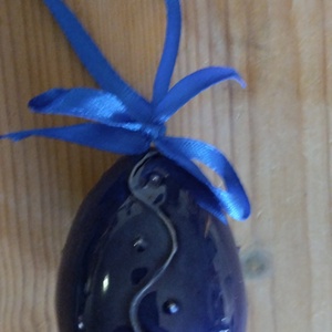 Kerámia hímes tojás , Otthon & Életmód, Dekoráció, Asztal és polc dekoráció, Asztaldísz, , MESKA