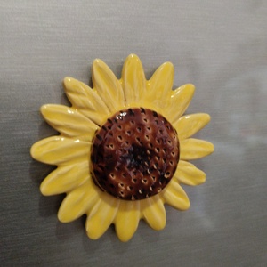 Virág hűtőmágnes , Otthon & Életmód, Konyhafelszerelés, tálalás, Konyhai dekoráció, Hűtőmágnes, Kerámia, MESKA