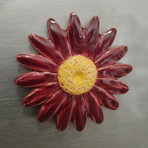 Virág hűtőmágnes  - Meska.hu