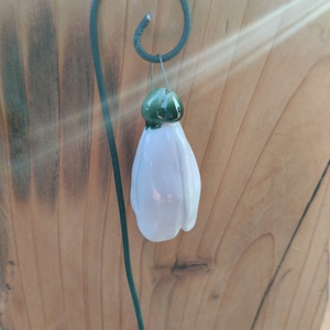 Kerámia hóvirág - Meska.hu