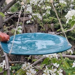 Kerámia madáritató  - otthon & életmód - ház & kert - kerti dísz - Meska.hu