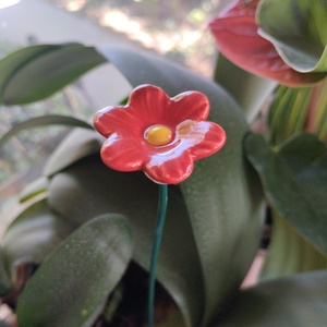 Kerámia kicsi virág - Meska.hu