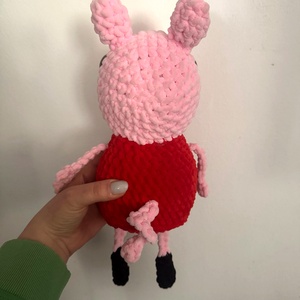 Peppa malac plüss figura - játék & sport - plüssállat & játékfigura - malac - Meska.hu
