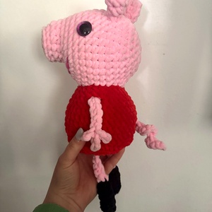 Peppa malac plüss figura - játék & sport - plüssállat & játékfigura - malac - Meska.hu