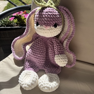 Lilibun szundikendő - levélfüles, ölelhető plüss figura, Baba - mama, Baba játékok, Szundikendő, alvóka, Horgolás, MESKA