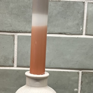 Dekoráció-asztaldísz, gyertyatartó, száraz virághoz váza - esküvő - dekoráció - asztaldísz - Meska.hu