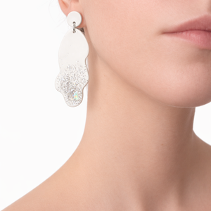 Csillogó, egyedi fülbevaló - ékszer - fülbevaló - fülékszer - Meska.hu