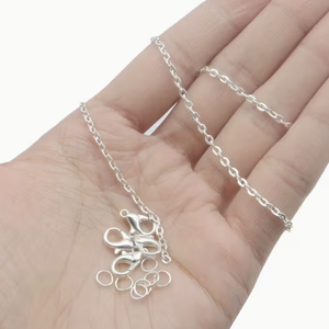 csillogó, egyedi nyaklánc - ékszer - nyaklánc - medálos nyaklánc - Meska.hu